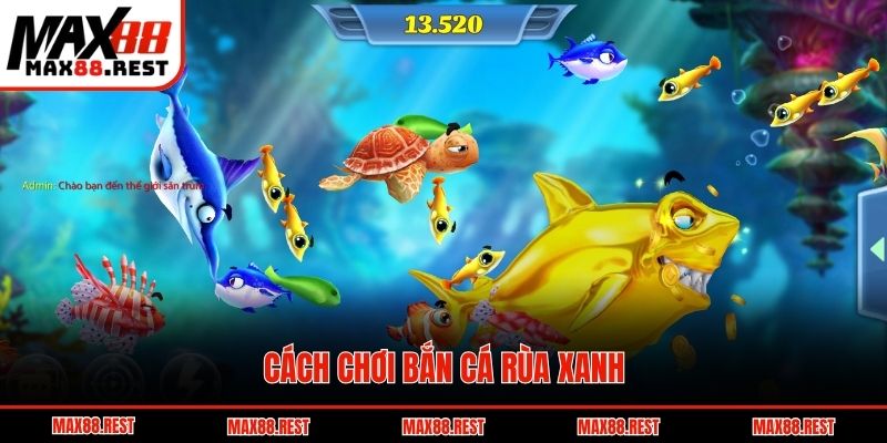 Cách chơi bắn cá Rùa Xanh