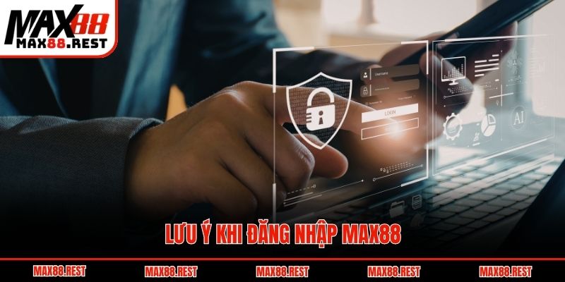 Lưu ý khi đăng nhập Max88